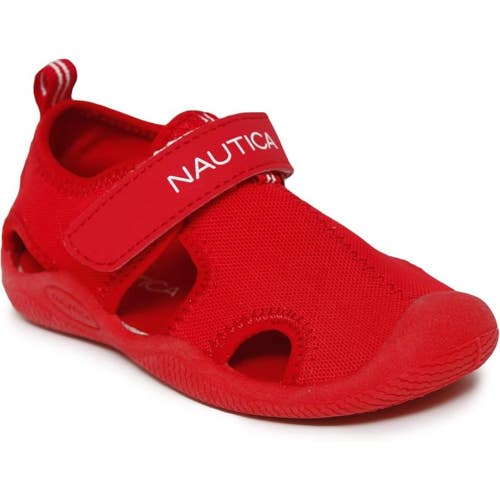 Nautica Protective Sneakers Toddler US 8C Red Closed Toe Water Shoes TLW482