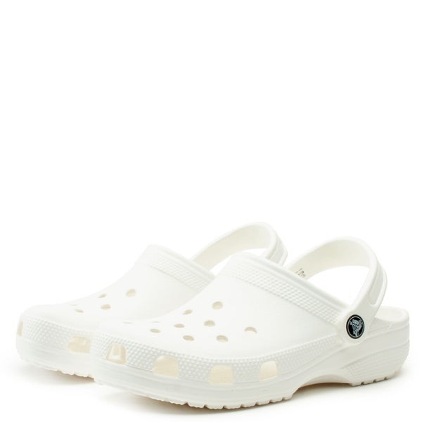 Crocs Classic 206991-100 Clogs Little Kids 3Y White Comfort Casual Shoes TLW485