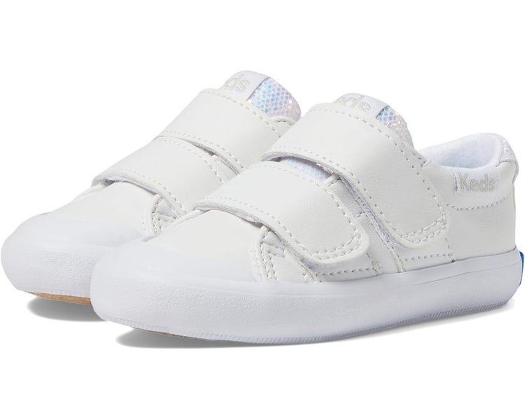 Keds Courtney HL KE00684100-001 Sneaker Girls US 9C White Leather Shoes TLW468