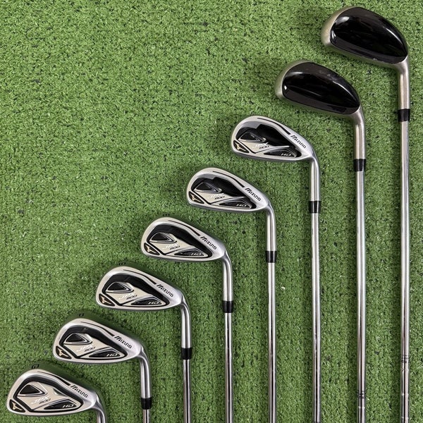 Mizuno JPX 800 HD Fli Hi Combo Hybrid Iron Set 4H 5H 6-PW GW Dynalite Gold S300