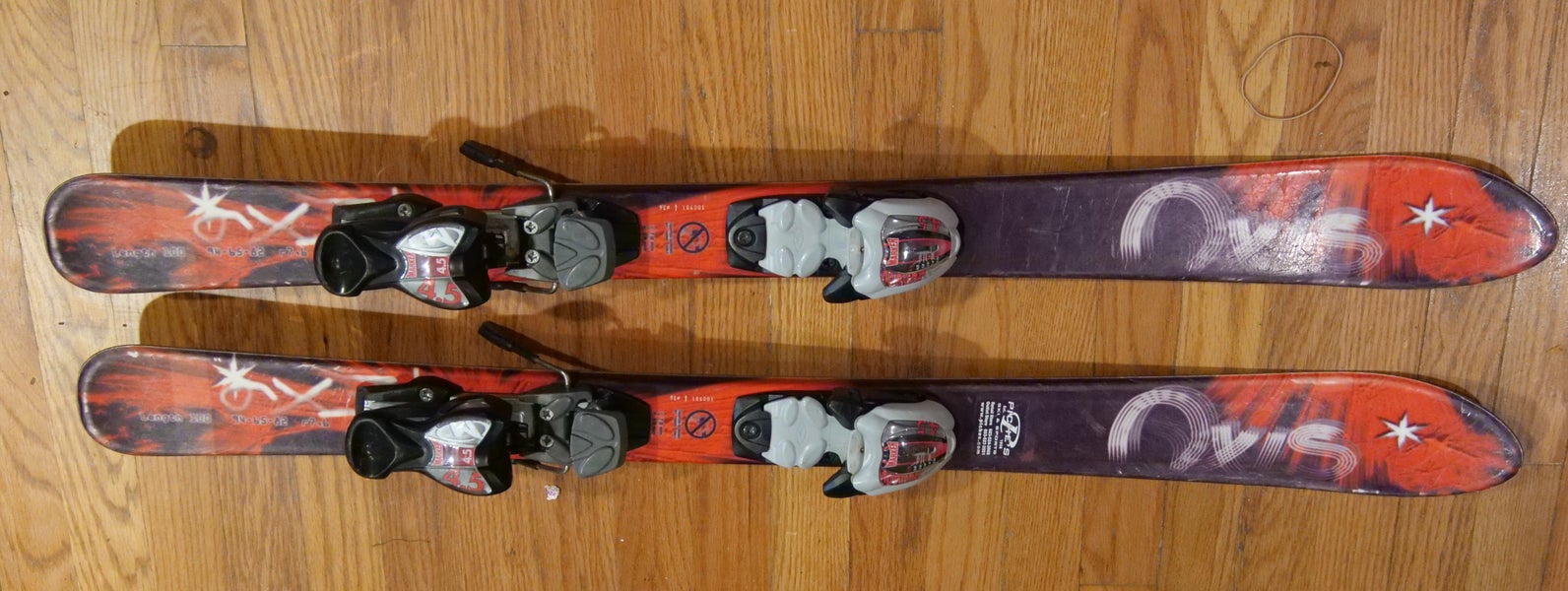 Kid's Axis 100 cm All Mountain Skis With Bindings (Used)