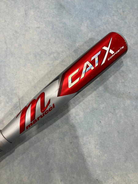 2023 Marucci CAT X Composite Bat USSSA Certified (-10) Composite 18 oz 28" (Used)