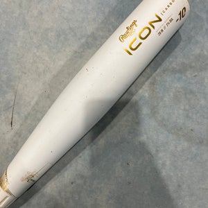 2024 Rawlings Icon Composite Bat USSSA Certified (-10) Composite 18 oz 28" (Used)
