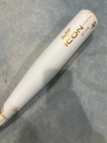 2024 Rawlings Icon Composite Bat USSSA Certified (-10) Composite 18 oz 28" (Used)