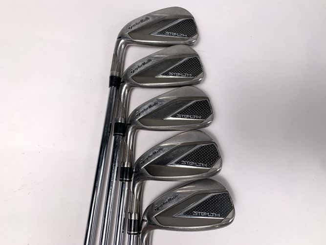 TaylorMade Stealth Iron Set 5-PW KBS Max MT 85g Regular Steel Mens LH No 9 Iron