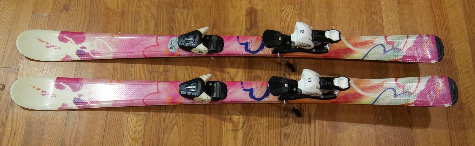 Kid's All Mountain 130 cm Elan Lil Magic Skis With Bindings (Used)