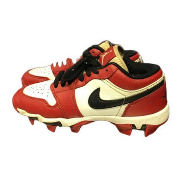 Used Jordan HF6885-106 BB/SB Cleats Red Junior 03 11730-S000068045