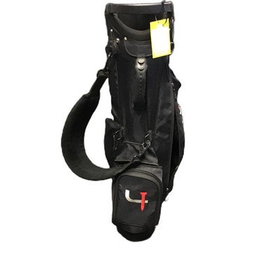 Used Short Par 4 Mens Stand Bag Black 11730-S000068116