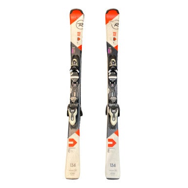 Used Rossignol EXPERIENCE Boys DH Ski/Binding White 134 cm 11883-S000150980