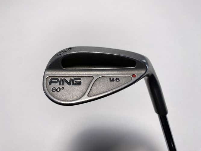 Ping MB Lob Wedge LW 60* Red Dot 1* Flat Wedge Steel Mens RH