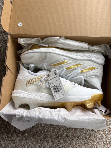 Men's Size M 9.0 Adult Adidas Adizero Afterburner Low Top Molded Baseball Cleats (Brand New).