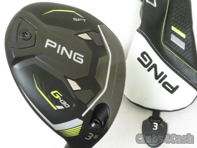 PING G430 SFT Fairway 16  3 Wood HZRDUS Smoke RDX Red 70g 6.0 Stiff +Cover MINT