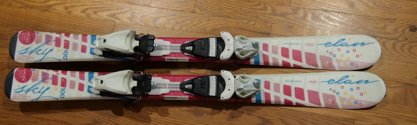 Kid's All Mountain 100 cm Elan SKY Skis With Bindings (Used)