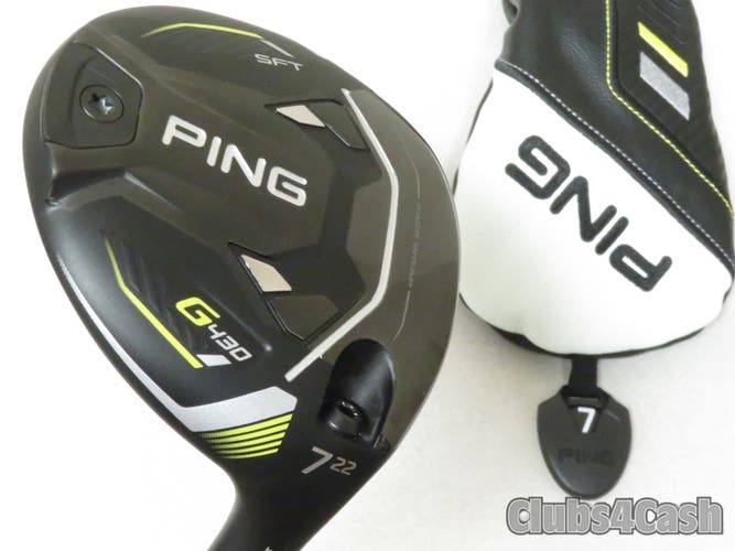 PING G430 SFT Fairway 22  7 Wood Alta CB 65 Black Regular +Cover  Near MINT