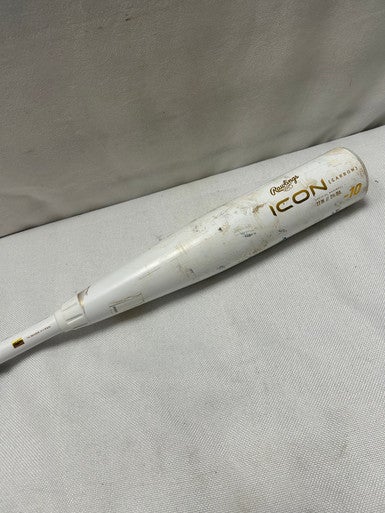 Used Rawlings ICON CARBON BB/SB USSSA 2 3/4 Bat 27" 11490-S000267099