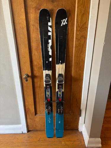 Volkl 90Eight 163cm with Adjustable Marker FDT10 Gripwalk Bindings