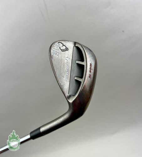 Used RH TaylorMade Hi-Toe Wide Bigfoot Wedge 56*-15 115g Wedge Steel Golf Club