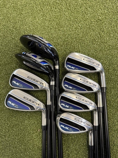 Cobra Fly XL Iron Set 4H,5H 6-PW,SW Regular Graphite (Right Handed) NICE