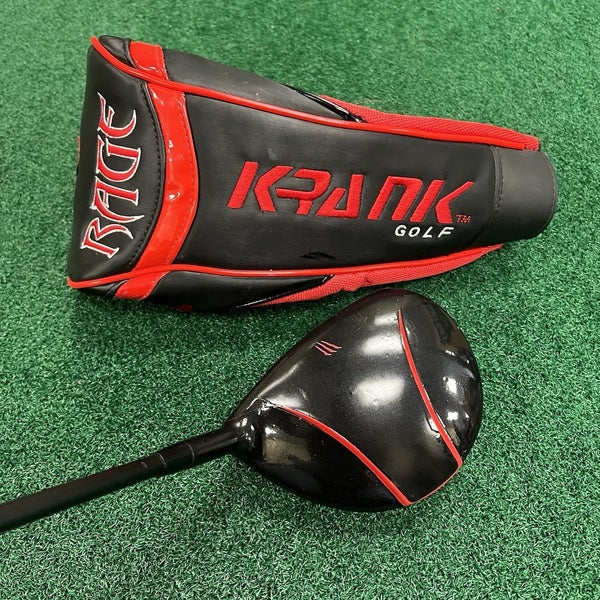 Krank Rage Black Driver 10.5 Aldila Authority Regular Flex Graphite 45" RH w/HC