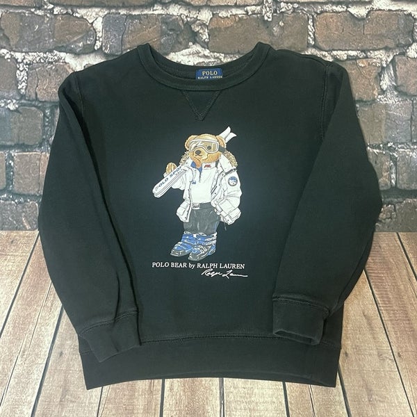 Polo Bear by Ralph Lauren Sweatshirt YOUTH Kids Size 7 Ski Pullover Crewneck