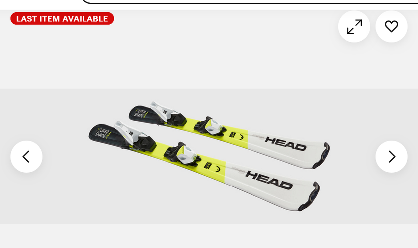 NEW 2023 HEAD Supershape Skis 157cm Junior + JRS7.5 AC size adjustable Bindings