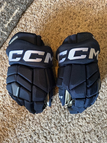 Nathan Mackinnon CCM HGTK 14inch Navy Blue pro stock gloves