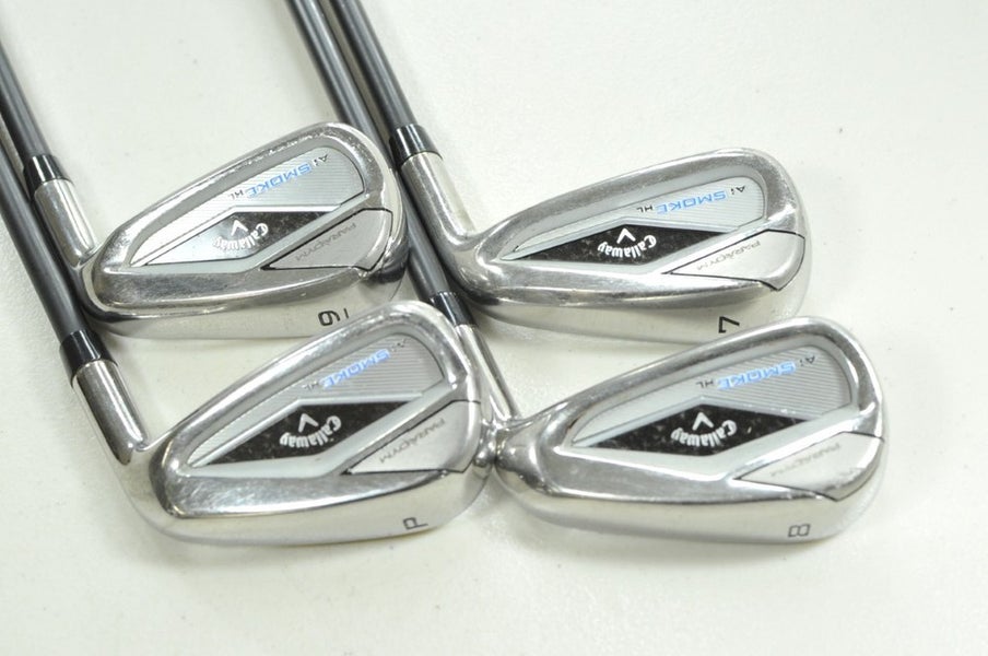 Callaway Paradym Ai Smoke HL 7-PW Iron Set Senior Flex Cypher Graphite  # 205785