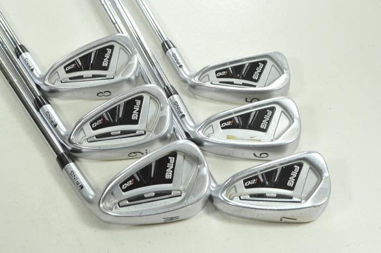 Ping i20 5-W Iron Set Stiff Flex Black Dot Right CFS Steel # 205162
