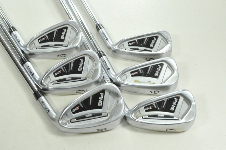 Ping i20 5-W Iron Set Stiff Flex Black Dot Right CFS Steel # 205162