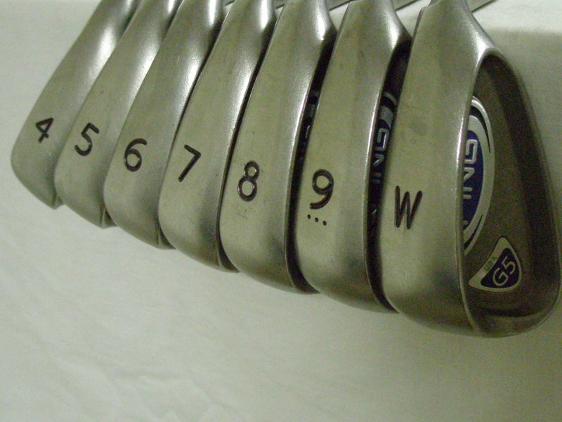 Ping G5 Irons Set 4-PW Black Dot (Graphite Vista Pro Senior) +1" LONG Golf Clubs