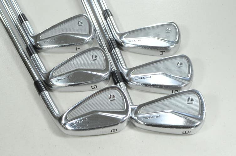 TaylorMade P7MC 2020 4-9 Iron Set X-Stiff Flex Right Rifle 6.5 Steel # 205643