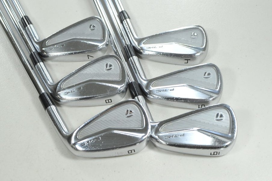 TaylorMade P7MC 2020 4-9 Iron Set X-Stiff Flex Right Rifle 6.5 Steel # 205643