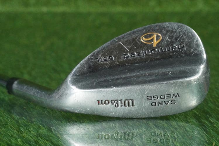 WILSON HARMONIZED 55L SAND WEDGE STEEL SHAFT RIGHT HANDED RH ~ LOOK!!