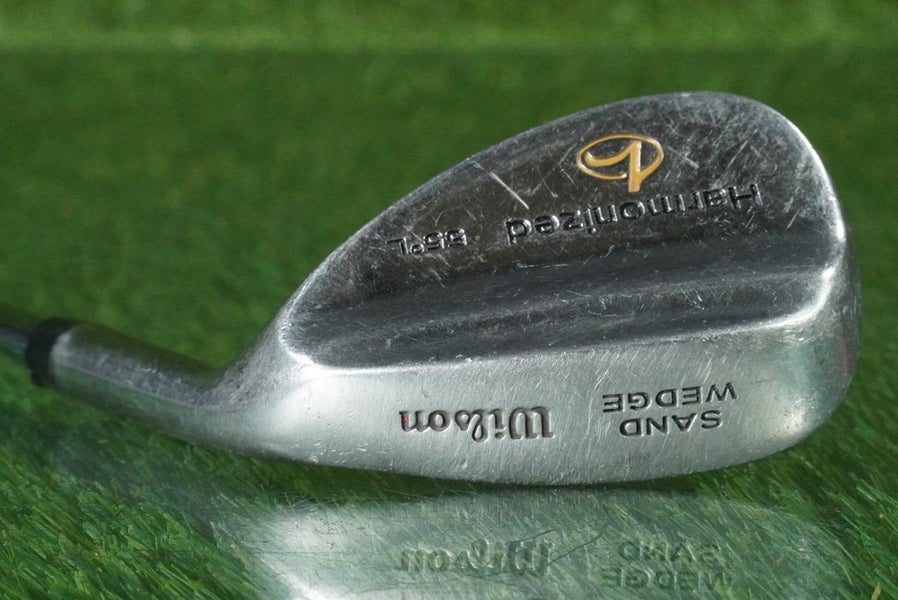 WILSON HARMONIZED 55L SAND WEDGE STEEL SHAFT RIGHT HANDED RH ~ LOOK!!