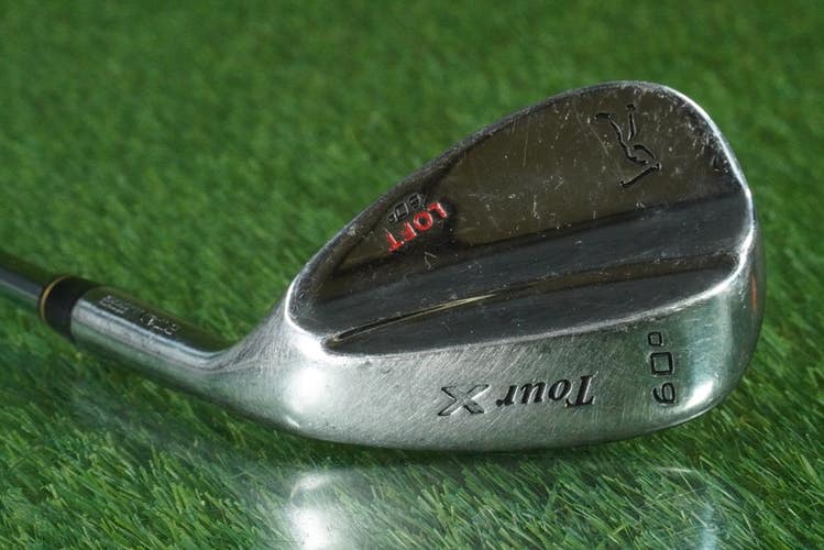 MERCHANTS OF GOLF TOUR X 60 WEDGE LOB STAINLESS TRUE TEMPER STEEL SHAFT RH
