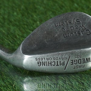CUSTOM WEDGE SYSTEM STAINLESS 50 FIRST WEDGE PITCHING APOLLO SEAMLESS STIFF RH
