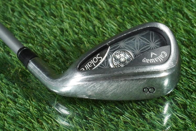 CALLAWAY SOLAIRE 8 IRON GRAPHITE LADIES WOMEN'S RIGHT HANDED RH ~ LOOK!!
