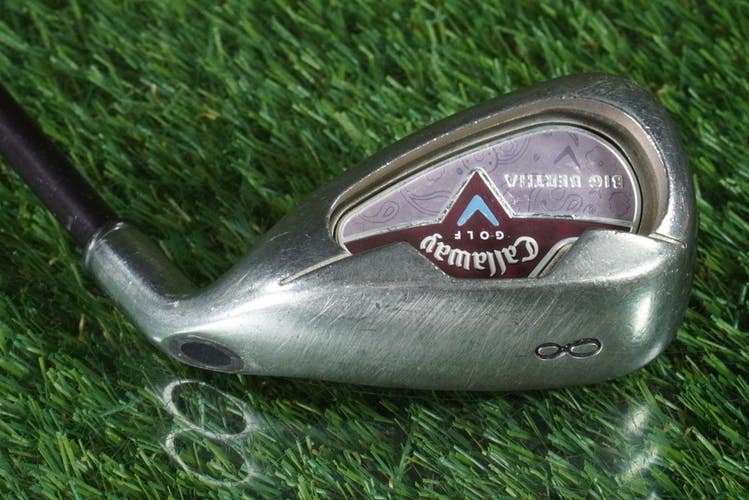 CALLAWAY BIG BERTHA 2006 8 IRON GRAPHITE 45G LADIES WOMEN'S FLEX RH ~ LOOK!!