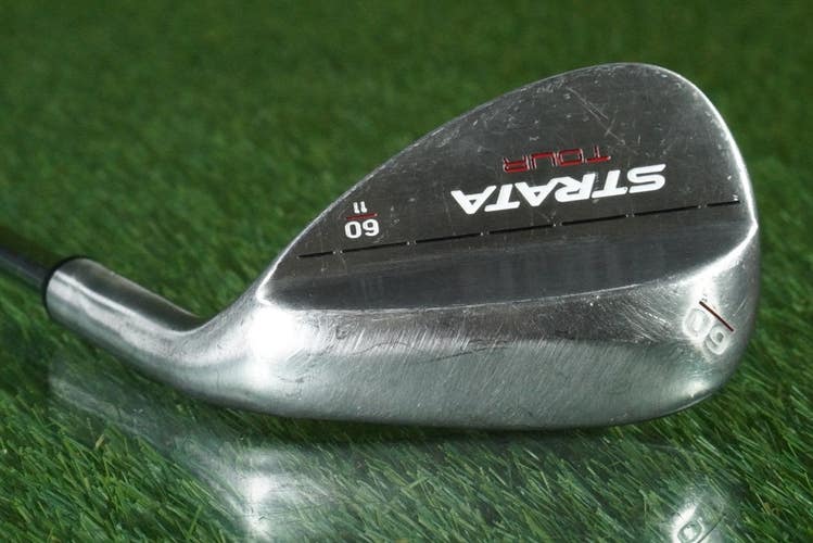 CALLAWAY STRATA TOUR 60 11 WEDGE LOB REGULAR FLEX STEEL SHAFT RIGHT RH ~ LOOK!