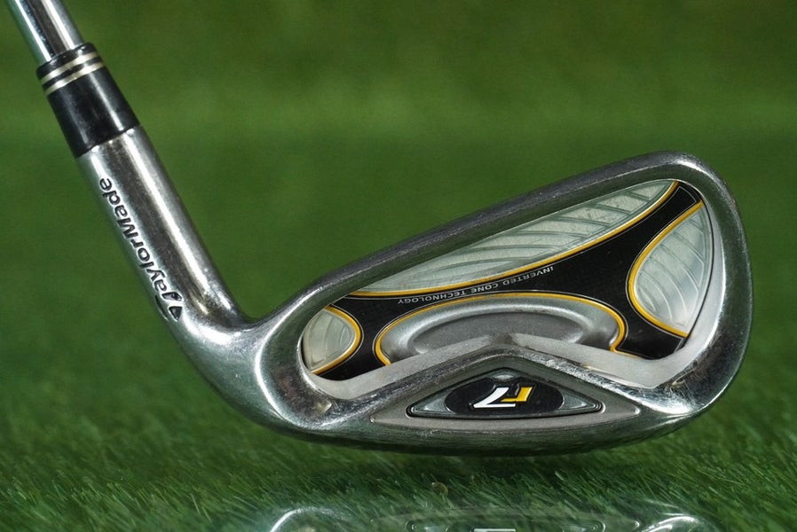 TAYLORMADE R7 7 IRON T-STEP 90 STEEL REGULAR FLEX RIGHT HANDED RH ~ LOOK!!