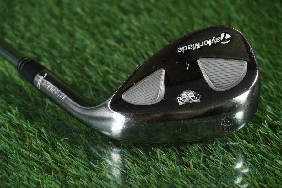 TAYLORMADE RAC TP 56 WEDGE BLACK SMOKE SAND TRUE TEMPER DYNAMIC GOLD STEEL RH