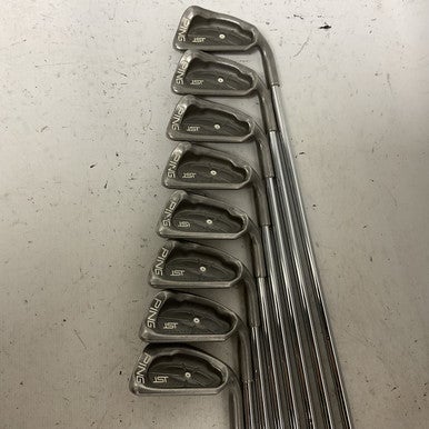 Used Ping ISI WHITE DOT Mens Iron Set RH 3I-PW 11855-S000194334