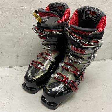 Used Salomon MISSION 7 80 Mens DH Ski Boot Black And Red 260 MP - M08 - W09 11855-S000194316