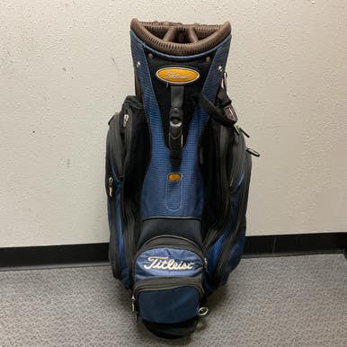 Used Titleist CART BAG Mens Stand Bag Black And Royal Blue 11855-S000194289