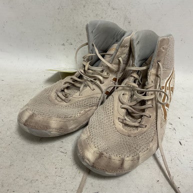 Used Asics 1082A001 Wrestling Shoes White Senior 12 11855-S000194401