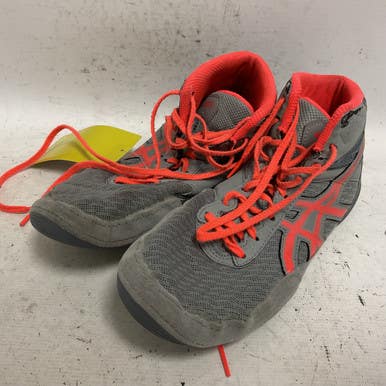 Used Asics 1084A007 Wrestling Shoes Grey Senior 6 11855-S000194400