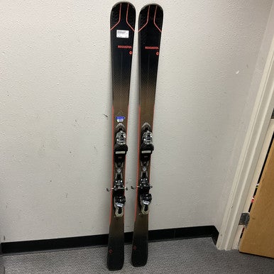 Used Rossignol EXP 76 Mens DH Ski/Binding Black 154 cm 11855-S000194403