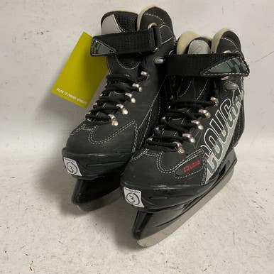 Used COUGAR SKATES Boys Softboot Skate Black Junior 03 11855-S000194405