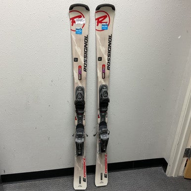Used Rossignol EXPERIENCE RTL Boys DH Ski/Binding Tan 142 cm 11855-S000194393