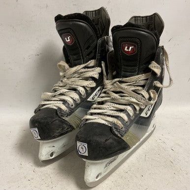 Used CCM U+ 12 Senior Hockey Skate White/Black/Red Senior 9 11855-S000194374